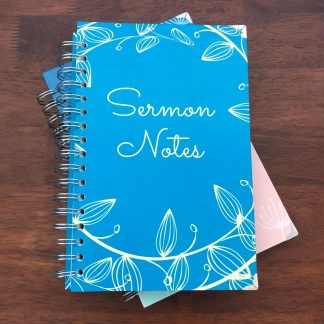 Sermon Notes Notebook, made in New Zealand