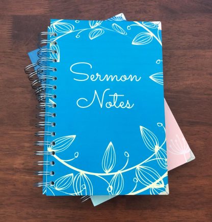 Sermon Notes Notebook, made in New Zealand